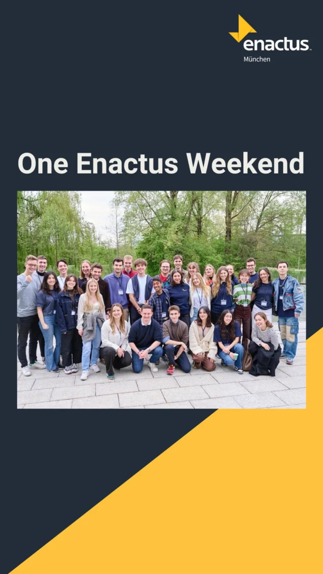 Throwback to an unforgettable weekend! One Enactus Weekend 2025 brought nearly 200 Enactees from across Germany to Munich.

From hands-on workshops and inspiring talks to powerful pitches and nonstop networking, the energy was off the charts. 🚀
We explored Munich with a city rally, tackled team challenges, and closed things out with a legendary party at P1. 🥳

Throwing it back to all the moments, connections, and memories we’ll never forget. Can’t wait to do it all again! 🇩🇪✨

#OneEnactusWeekend #EnactusGermany #EnactusMunich